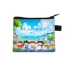 Nuevo Monedero de Crayon Shin-chan Bolsa de Monedas con Cremallera de Dibujos Animados Linda Bolsa Pequeña de Almacenamiento para Estudiantes Venta al por Mayor