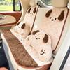 Almofada de Carro para Filhote Mohua Khachi Capa de Assento de Carro Desenho Animado Fofo Plush de Inverno Quente e Confortável Almofada de Assento de Carro