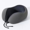 Almohada en Forma de U de Seda de Hielo, Almohada Cervical de Espuma Viscoelástica para Viaje, Almohada para Siesta en la Oficina, Almohada Cervical para Coche, Almohada Refrigerante para Avión, Almohada Cervical