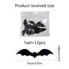 Novo Cartão Flash Estéreo 3D Morcego Papelão Laser Morcego Adesivos Decorativos Halloween Adesivos de Parede Fabricante