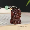Sândalo Verde Tigre Bebê Chaveiro Portátil Estilo Retrô Casal Masculino e Feminino Pingente de Celular Pingente do Signo de Tigre