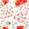 Wx104 Verano Sandía Pera de Nieve Papel 17g Dulce de Regalo Papel de Envoltura a Prueba de Humedad Dibujos Animados Sandía Papel de Algodón Decorativo