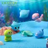 Micro-Paisagem Criativa Golfinho Polvo Vida Marinha Aquário Paisagismo DIY Acessórios Decorativos Mini Enfeites de Resina