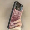 Patrón de Corazón Rosa Adecuado para Apple 17Promax Personalizado 1615 Funda para Teléfono Móvil Iphone14 Espejo Creativo 13