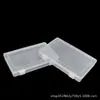 Caja de Plástico Transparente de Doble Botón Caja de Almacenamiento de Componentes de Piezas de Joyería Caja de Herramientas de Ferretería Caja de Empaque de Componentes Electrónicos Transfronterizo