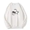 Sudadera de Felpa con Cuello Redondo de Nuevo Estilo Otoño e Invierno para Mujer, Diseño de Estampado de Nicho Estilo Americano, Top Holgado Casual de Moda y Versátil