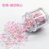 Estrela de Cinco Pontas Menina Apaixonada Macio Fofo Maquiagem para Olhos Lantejoula DIY Cola de Gota Capa de Celular Nail Art Lantejoula Material de Slime