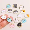 Accesorios para Joyería DIY Transfronterizos al por Mayor Colgante de Cabeza de Gato Perro de Dibujos Animados Gota de Aceite Collar Pulsera Hechos a Mano Colgante de Aleación