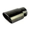Punta de Escape Universal para Coche de un Solo Tubo de Acero Inoxidable Silenciador Decoración de Cola de Escape Accesorios de Modificación Punta de Cola de Escape