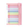 RINGNOTE itens criativos de moda executiva bolsa com zíper para armazenamento e acabamento capa de caderno com furo de cogumelo bolsa de armazenamento