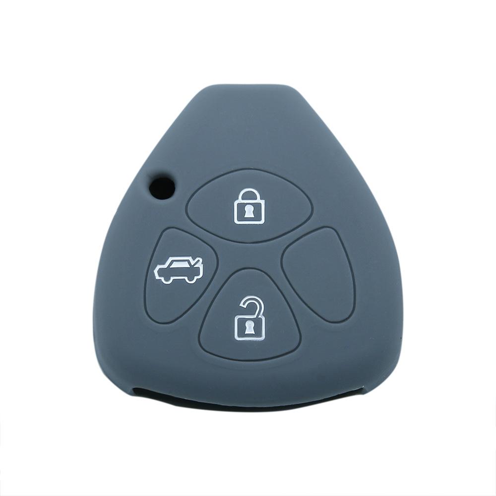 丰田凯美瑞锐志RAV4皇冠直板3键硅胶钥匙包套 (11).j