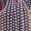 Colorido shell contas soltas frisando imitação pérola contas redondas feitas à mão diy beaded pulseira colar acessórios de joias