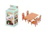 Juguetes de casa de muñecas de mini muebles transfronterizos, adornos de escritorio para sala de estar y cocina, modelo de casa de muñecas