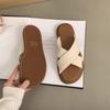 Chinelos de Sola Grossa para Verão Feminino 2025 Estilo Fada Sandálias Boêmias Férias Sapatilhas Macias Tamanho Grande Sapatos de Praia