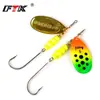 Isca Spinner Giratória Ftk com Anzol Único Lâmina de Ferro Spinnerbait para Pesca de Robalo e Lucio