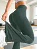 Calça flare de yoga transfronteiriça, levantamento de bumbum pêssego, fina, secagem rápida, calça de treino fitness, calça de yoga esportiva para uso ao ar livre