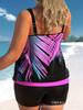 Traje de Baño para Mujer Estilo Bóxer con Estampado Digital 2023, Modelo Deportivo Popular Transfronterizo de Sitio Independiente Amazon Europeo y Americano