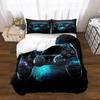 Amazon Transfronterizo Funda Nórdica con Estampado de Patrón de Mando de Juego Funda de Almohada Exportación Juego de Tres Piezas con Impresión Digital 3D