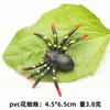 Brinquedo Trompete Flor Aranha Aranha inseto rastejante assustador preto Modelo de Aranha adereços de aranha falsa atacado
