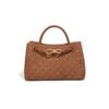 Moda Transfronteiriça Nova Bolsa Estilo Bolsa Tote de Mão Horizontal com Fivela de Metal Feminina Camurça Fosca Bolsa Transversal de Ombro