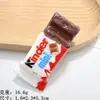 Casa de Muñecas Grande Juguete de Comida Artificial Accesorios de Galleta de Chocolate Resina Hecho a Mano DIY Pasador Hecho a Mano Joyería Juguete de Moda