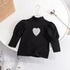 Ropa Infantil 2026 Otoño e Invierno Nuevo Estilo Camiseta Básica Gruesa para Niñas, Top Estilo Coreano para Niños, Camiseta Térmica Cálida de Manga Larga para Bebés Niñas
