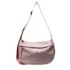 Bolsa de Lona Casual de Gran Capacidad para Mujer 2026 Nueva Ligera con Correa Ancha Cruzada para Deporte, Viaje, Hombro Único, Bolsa tipo Dumpling