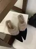Primer Encuentro Ji Maomao Pantuflas para Mujer Mules sin Cierre para Exteriores Zapatos de Piel 2026 Otoño/Invierno Nuevos Impresionantes Tacones Altos