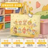 Bolsa de almacenamiento para colcha de jardín de infantes, bolsa de equipaje móvil de tela Oxford con dibujos animados para estudiantes, bolsa de gran capacidad para colcha infantil