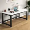 Móveis de Escritório Retangulares Simples, Mesa de Computador para Escritório, Mesa de Estudo para Estudante, Mesa à Prova de Fogo e Resistente à Corrosão para Casa de Aluguel