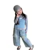 Conjunto de Três Peças Estilo Coreano para Meninas: Colete, Blusa de Manga Longa e Calça de Pernas Largas, Novidades para Primavera e Outono de 2026