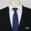 Vestido de Negocios Corbata con Cremallera de 8 cm para Hombre Novio Boda Raya Azul Corbata Perezosa Corbata Profesional Venta al por Mayor