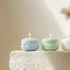 Velas aromáticas de macarrón como recuerdos de boda, regalos creativos de cumpleaños, decoraciones caseras de cera de soja hechas a mano