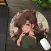 Fábrica de Origen Redondo Periódico Pared Chica Retro Creativo Escritorio Alfombrilla Antideslizante Bloqueo de Precisión E-Sports Alfombrilla de Ratón