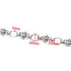 Corrente estilo novo nó Xi em aço inoxidável com corrente de costura oval para colar pulseira DIY corrente de calça personalizada corrente de bolsa acessórios