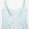 Para Comercio Exterior Europeo y Americano Transfronterizo Ropa de Mujer Aliexpress Más Vendido Estampado Festivo Ceñidor de Cintura Adelgazante Vestido Corto