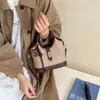 Bolso de Lujo de Nicho para Mujer 2026 Nuevo de Moda Color Retro Bloque de Color Bolso Cubo Elegante Versátil Bolso de Hombro Cruzado