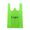Suministro Transfronterizo de Bolsas Chaleco de Tela No Tejida Ecológica y Bolsas de Compras para Supermercado con Logo Personalizado