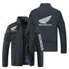 2021 Otoño Productos Nuevos Transfronterizos Chaqueta con Cuello y Bolsillo de Abertura Lateral para Exterior para Hombre, Motociclismo, Ciclismo, Cortavientos