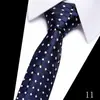 Corbata para Hombre para Negocios y Boda, Rayas Jacquard Puntos Flecha Formal Poliéster Seda para Novio y Padrino