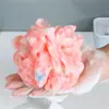Esfera de Esponja Grande para Baño, Flor de Baño de Nailon Colorida para Frotar la Espalda, Flor de Baño de Esponja con Partículas de Gelatina, Artículos de Baño