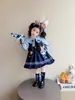 Fantasia Cosplay de Policial Judy Coelho para Meninas Estilo Primavera e Outono Vestido Lolita Princesa para Meninas Vestido de Aniversário Infantil