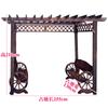 Estante para uvas de madera anticorrosiva para exterior, patio, cenador de ocio, jardín exterior, enrejado para plantas trepadoras, estante para flores, pabellón antiguo de madera maciza