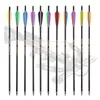ACCMOC17/20/22 pulgadas arco ballesta de carbono mixto diámetro de disparo 8.8mm longitud total 53cm4 pulgadas pluma de goma