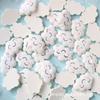 Lindo Smiley Nube Blanca Carcasa para Teléfono Móvil diy Material de Belleza Accesorios para el Cabello de Niños Accesorios Hechos a Mano Nubes Pequeñas