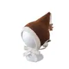 Chapéu fofo de proteção para ouvidos de bebê para outono e inverno, chapéu pontudo, estilo coreano, chapéu de tricô macio e adorável de coelhinho para bebês, comércio exterior
