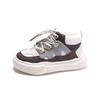 Outono 2022 Novos Sapatos de Board para Crianças Tiger Monitor Estilo Coreano Sapatos Simples Masculinos e Femininos Sapatos Casuais da Moda de Cano Médio