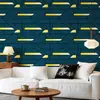 Papel de Parede Adesivo Autoadesivo PVC com Textura de Madeira para Sala de Estar, Quarto, Reforma de Hotel, Adesivos de Parede Decorativos à Prova d'Água