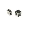 Bloque de Fijación con Tuerca Hexagonal M3/M4 de Acero al Carbono Niquelado con Fijación Magnética Conector Cuadrado de Tuerca de Acero Inoxidable Perno 1