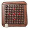 Cojín Eléctrico para Asiento de Silla Ejecutiva con Luz de Fotón y Onda de Calor, con Turmalina, Piedra Maifan, Piedra Bian, Piedra Medicinal y Ágata